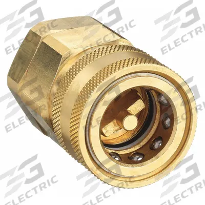 SNAP-TITE Hydraulic Quick Connect Hose Coupling: 3/4 in, Brass - H Series Hydraulic Quick-Connect Coupling Bodies