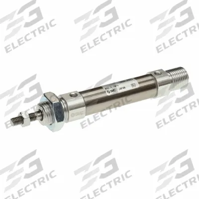 SMC Round Body Cylinder: 25 mm Bore, 80 mm Stroke, Repairable, Stainless Steel - Double End Mount Cylinders