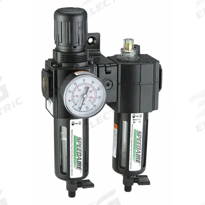 SPEEDAIRE Filter/Regulator/Lubricator: 1/2 in NPT, 60 cfm, 150 psi Max Op Pressure - Speedaire Filter, Regulator & Lubricators (FRLs)