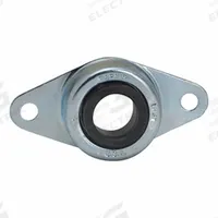 TIMKEN Flange Mount Bearing: Radial Ball, 5/8 in Bore, Steel, Eccentric Collar, 4 1/2 in Lg, Rhombus (MPN LFST 5/8). Key specifications — Bore Type: Cylindrical; Brand: TIMKEN; Lubricant Material: NLGI 2 Lithium Complex Grease; Mounting Bolt Size: 3/8 in; Split Housing: Not Split; System of Measurement: Inch.