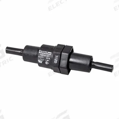 MERSEN In-Line Fuse Holder: Non-Rejection Block Style, 1 Pole, 600 V AC Rating - Fuse Holders for Class CC & Midget Fuses