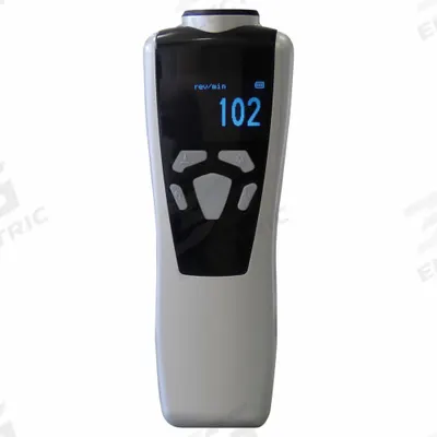 SHIMPO Tachometer: +/-0.006% RPM Accuracy, 1 RPM, 25,000 RPM Max Contact RPM - Combination Contact & Non-Contact Tachometers