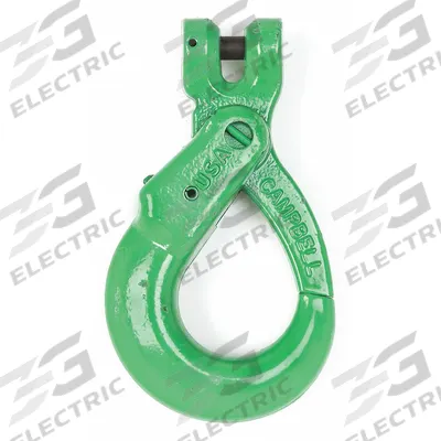 CAMPBELL Self-Locking Hook: 4,300 lb Working Load Limit, 100 Hook Grade, Alloy Steel - Self-Locking Hooks for Lifting