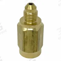 RAY Pressure Gauge Snubber: Brass, Piston, Brass, 3,000 psi Max. Pressure, 3 Pistons, -70°F to 150°F (MPN 078B). Key specifications — Snubber Type: Piston; Brand: RAY; Material: Brass; Compatible Liquids and Gases: Water.