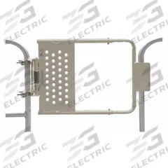 COTTERMAN Single-Door Metal: Stainless Steel, For 24 in to 40 in Opening Wd, 21 3/4 in x 3 1/2 in (MPN SG2440SP1S). Key specifications — Brand: COTTERMAN; Includes Lock: No; Mounting Location: Railing; Gate Finish/Color: Blasted Stain Silver.