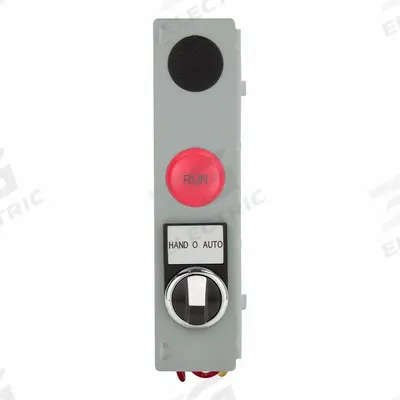 EATON Selector Switch Kit: NEMA Motor Size 0/00/1/1-3/4/2, Hand/Off/Auto, Push Button - NEMA Motor Starter Push Buttons