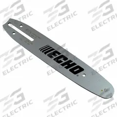 ECHO Replacement Bar: 12 in Compatible Bar Lg, 3/8 in, 0.05 in Gauge (MPN 12A0CD3744C). Key specifications — Brand: ECHO; Compatible Chain Saw Manufacturer: ECHO; Pitch: 3/8 in.