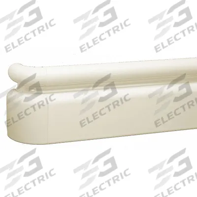 PAWLING Handrail: Eggshell, Not Ligature Resistant, BR-400 - PETG Combined Handrail & Wall Guards