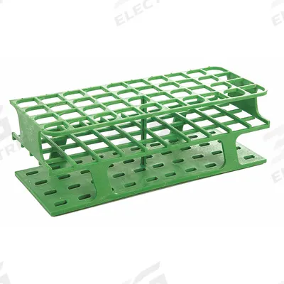 HEATHROW SCIENTIFIC Tube Rack: 3 3/8 in Overall Wd, 10 in Overall Ht, 4 in Overall Lg, POM - Lab Storage Racks