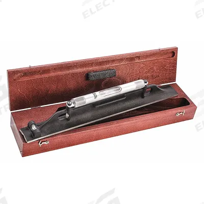 STARRETT Machinists Level: Cast Iron, 18 in Lg, 2 Level Vials, 2 Plumb Vials - Machinist Levels