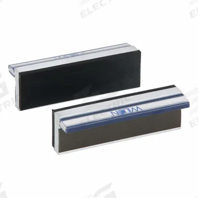 WILTON Magnetic Jaw Cap: Aluminum, For 4 in Vise Jaw Wd, 4 in Jaw Cap Wd, 4 in Jaw Cap Lg - Magnetic Vise Jaw Caps