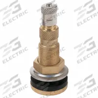 HALTEC Air Liquid Tire Valve: Air Liquid Tire Valve, Clamp-In, 180° Valve Stem Angle, L-Shape, Brass (MPN TV-618A-5). Key specifications — Valve Type: Clamp-In; Thread Size: 0.305-32; Valve Shape: L-Shape; Color: Brass; Product Type: Air Liquid Tire Valve; Compatible Vehicle Type: Tractors; Material: Metal; Brand: HALTEC.