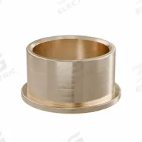 Flanged Sleeve Bearing: Bronze, SAE 841, 3/4 in Bore, 7/8 in OD, 1/2 in Lg, -35°F to 300°F, 10 PK (MPN FF838-01B). Key specifications — System of Measurement: Inch; Material Grade: SAE 841; Flange Type: Flanged; Brand: OILITE.