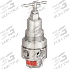 WILKERSON Compressed Air Regulator: 316 Stainless Steel, 1/2 in NPT, 80 cfm, 0 psi to 125 psi, Knob (MPN SR2-04-LAS0). Key specifications — attr111664: No; attr111400: SR2; attr111627: WILKERSON.