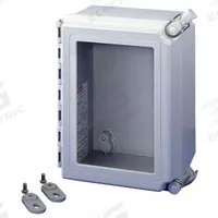 HOFFMAN Enclosure: Fiberglass, 8 in x 6 in x 4 in, NEMA 12/13/4/4X, Solid with Window Cover, Hinged (MPN A864CHQRFGW). Key specifications — Brand: HOFFMAN; Closure Method: Quick Release Latch; Enclosure Material: Fiberglass; Knockouts: Not Included.