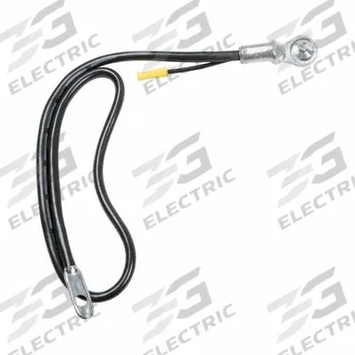 GROTE Battery Cable: Side Terminal Cable, 4 ga Wire Size, 35 in Overall Lg, Black - Battery Cables