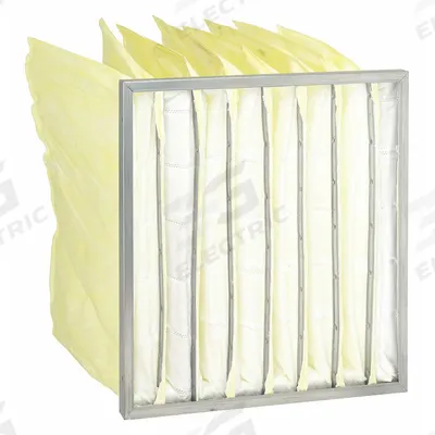 GRAINGER Pocket Air Filter: 20 in x 20 in x 18 in, MERV 13, Pink, Synthetic - MERV 13 Pocket Air Filters
