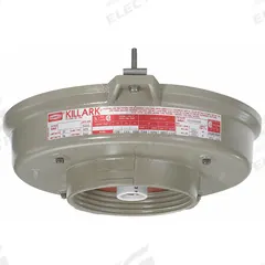 High Pressure Sodium Light Fixture: 6,300 lm, T2B Temp Code, 2500K, 70 W, 120 to 480V AC (MPN VM1S070). Key specifications — Temperature Code: T2B; Lighting Technology: High Pressure Sodium; Product Type: High Pressure Sodium Light Fixture; Brand: HUBBELL KILLARK; Color Temperature: 2500K; Voltage: 120 to 480V AC; Color Selectable: Not Selectable.