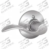 SCHLAGE Door Lockset: Dummy Lever Locksets, Chrome, ADA Compliant (MPN F170 ACC 626 RH). Key specifications — Ligature Resistance: Not Ligature-Resistant; Brand: SCHLAGE; Visual Indicator Message: No Message; Lockset Style: Accent; ADA Compliant: Yes; Finish: Satin Chromium-Plated : Brass.