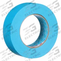 SCOTCH-WELD Masking Tape: 3434, Blue, 1 7/16 in Roll Wd, 54 11/16 yd Overall Roll Lg, 7 mil Thick (MPN 7100037750). Key specifications — Series: 3434; Brand: SCOTCH-WELD; Backing Material: Crepe Paper; For Location: Indoor; For Surface Type: Metal; Manufacturer Part Number: 7100037750.