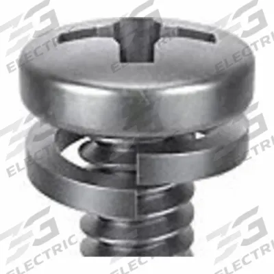 SEMS Screw: Split Lock, #4-40 Thread Size, 1 in Lg, Stainless Steel, Passivated - Machine Screws with Split Lock Washers