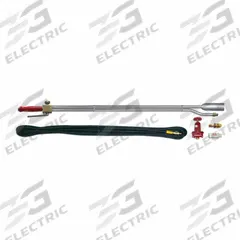 FLAME ENGINEERING Outdoor Torch Kit: Jet Flame, External Lighter, Fixed Tip (MPN JET4 C). Key specifications — Brand: FLAME ENGINEERING; Manufacturer Part Number: JET4 C; Compatible Fuel Type: Propane; Flame Adjustment: Adjustable Flame; Tip Type: Fixed Tip.