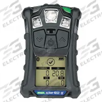 MSA Multi-Gas Detector: 95 dB @ 1 ft (30 cm), IP68, MSA ALTAIR 4XR, Lithium Ion Polymer, CO/H2S/O2 (MPN 10178557). Key specifications — Gas Detected: Carbon Monoxide; Housing Color: Gray; Battery Chemistry: Lithium Ion Polymer.