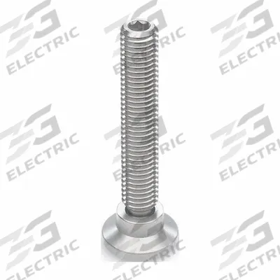 JW WINCO Male-End Leveling Mount: Swiveling Stud, M12 Thread Size, 40 mm - Swivel Male Leveling Mounts