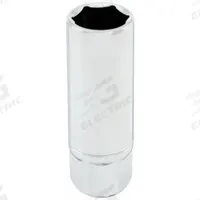 WESTWARD Spark Plug Socket: 3/8 in Drive Size, 9/16 in Socket Size, 6-Point, Deep, Chrome (MPN 54PR22). Key specifications — attr1204270: Chrome; attr1204275: WESTWARD; attr1204284: Deep; attr1204287: Not Tether Capable.