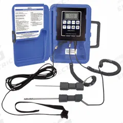 COOPER ATKINS Temperature/Humidity Tester: -40°F to 300°F, 3 Channels (MPN SRH77A-E-032G). Key specifications — Brand: COOPER ATKINS; Accuracy: ±0.3°F or ±0.5% of Reading Whichever is Greater; Testing Functions: Min/Max Temperature.