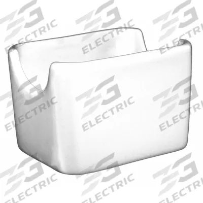 ITI Sugar Packet Holder: European White, 2 3/8 in Overall Ht - Condiment Racks & Holders