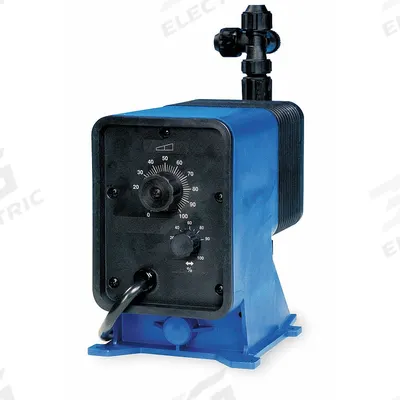 PULSATRON Chemical Metering Pump: Solenoid, 115V AC, 1/5 hp HP, PVDF Head, CSPE/PTFE Diaphragm - Compact Solenoid-Driven Diaphragm Metering Pumps