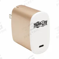 EATON TRIPP LITE Usb Charger: 120V AC/230V AC, 1.5A, 50/60Hz, 1 Output Connectors, White (MPN U280-W01-50C1). Key specifications — Power Requirement: 120V AC; 230V AC, 1.5A, 50; 60Hz; Output Connection Type: USB C Female; Color: White; Brand: EATON TRIPP LITE.