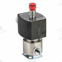 REDHAT Solenoid Valve: 3-Way, Configurable, 1/4 in Pipe Size, 24V DC, Explosion Proof/Watertight (MPN EF8314G30124/DCDD). Key specifications — Pipe Size: 1/4 in; Voltage: 24V DC; Brand: REDHAT; Coil Enclosure: Explosion Proof.