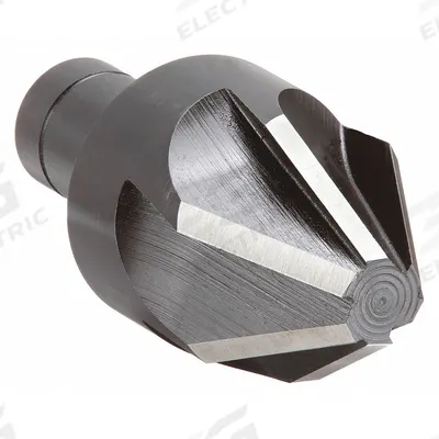KEO Countersink: 60°, 6 Flute, 7/8 in Body Dia - Smooth-Finish Six-Flute Countersinks