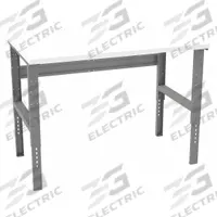 TENNSCO Workbench: Adj Ht, Laminate, 60 in x 36 in, 800 lb Overall Load Capacity, Gray (MPN WBAT-1-3660P). Key specifications — Brand: TENNSCO.