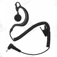 EARPHONE CONNECTION Listen-Only Earpiece: Fits Universal, Ear Hook, Black, 2.5 mm Jack (MPN EP2BC). Key specifications — Connector Type: 2.5 mm Jack; Compatible Radio Series: Universal; Push To Talk: No; Manufacturer Part Number: EP2BC; Brand: EARPHONE CONNECTION.