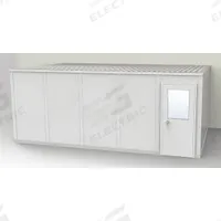 PORTA-FAB Modular In-Plant Office: 20 ft x 12 ft x 8 ft, 3 Walls, Vinyl-Covered Drywall, Gray (MPN GV1220G-3). Key specifications — Brand: PORTA-FAB; Sound Transmission Coefficient: STC 31; Frame Material: Steel.