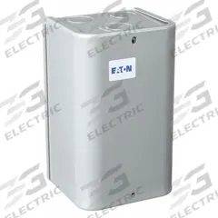 EATON Definite Purpose Contactor: 3 Poles, 120V AC, 25 A, Non-Reversing (MPN C25DGD325A). Key specifications — Brand: EATON; Coil Voltage: 110-120V AC; Contactor Style: HVACR Definite Purpose Contactor; Frame Size: D; Terminal Connection Type: Quick-Disconnect Terminals; Maximum Voltage Rating: 690V AC; Series: C25 Series; Phase: Three.