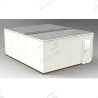 PORTA-FAB Modular In-Plant Office: 20 ft x 16 ft x 8 ft, 4 Walls, Steel-Covered Drywall, Beige (MPN GS1620). Key specifications — Exterior Color: Beige; Brand: PORTA-FAB; Sound Transmission Coefficient: STC 31; Frame Material: Steel.