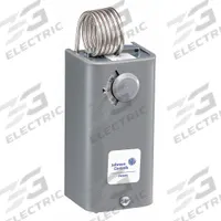 JOHNSON CONTROLS Line Volt Mechanical Tstat: Heat or Cool, Steel, -30° to 100°F, 3° to 12°F (MPN A19BBC-2C). Key specifications — attr400419: 120 to 277V AC; attr400424: SPDT, Open/Close on Rise; attr400415: -30° to 100°F; attr400417: 3° to 12°F; attr400418: Hydraulic Air Coil; attr400408: Heat or Cool; attr408361: JOHNSON CONTROLS; attr400410: Steel.