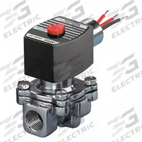 REDHAT Solenoid Valve: 2-Way, Normally Open, 3/4 in Pipe Size, 110V AC/120V AC, High Flow, NBR Seal (MPN EF8215G033). Key specifications — Brand: REDHAT; Pipe Size: 3/4 in; Voltage: 110V AC; Coil Enclosure: Watertight.