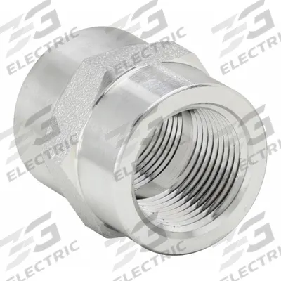 PARKER Metal Pipe Straight: 1 in x 1 in, Female NPT Threaded x Female NPT Threaded - Threaded High-Pressure Pipe Fittings