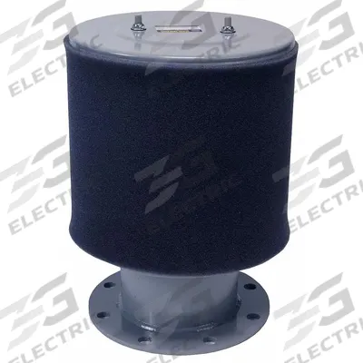SOLBERG Intake Exposed Filter: 6 in Flange Inlet Size, 1,100 cfm, 21 in Overall Ht - Air Compressor Intake Filters & Silencers