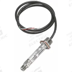 Pressure Transmitter: 0 psi to 3,000 psi, 4 to 20mA DC, Cable & Wire Leads, IP67 /4X, Gauge (MPN K17MO242C13000#XFM). Key specifications — Process Connection Type: NPT; Intrinsically Safe: Intrinsically Safe; Housing Material: Stainless Steel; IP Rating: IP67; Series: K1; NEMA Rating: 4X; Output: 4 to 20mA DC; Overpressure: 1.5x Range.