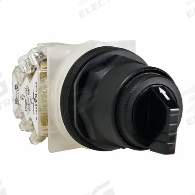 SCHNEIDER Selector Switch: 30 mm Panel Mounting Size, 3 Positions, Short Lever, SPDT - Selector Switches