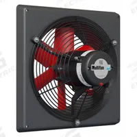 Exhaust Fan: Direct Drive, 12 in Blade, 1/16 hp, 1,410 cfm, 240V AC, 1 ph, Totally Enclosed (MPN V4E30K2M71100). Key specifications — Assembled: Assembled; Brand: MULTIFAN; Nameplate Voltage: 240V AC; Frame Material: Fiberglass; Guard Type: Intake; Method of Construction: Cast; Motor Type: Permanent Split Capacitor; Motor Insulation: Class F.
