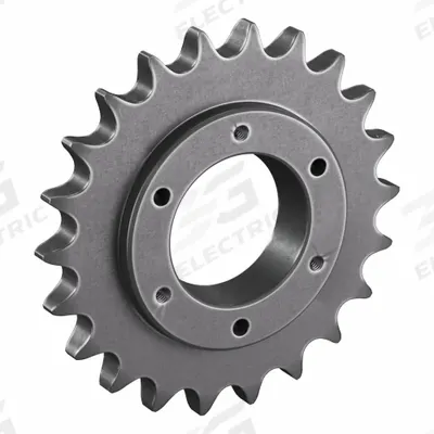 TSUBAKI Sprocket: For 60 Chain, 22 Teeth, 5.27 in Pitch Dia, 5.67 in Outside Dia - Size 60 Bushed-Bore Roller Chain Sprockets
