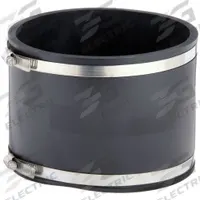 APPROVED VENDOR Flexible Pipe Straight: PVC, For 4 in Pipe, Clay/Iron/PVC, 4 in Overall Lg (MPN DX1002-44). Key specifications — attr1286800: Above Ground; attr1281541: Iron; attr1253455: APPROVED VENDOR; attr1253479: Stainless Steel; attr1253488: PVC.