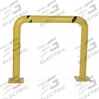 APPROVED VENDOR Machine Guard: Straight, 24 in Top Rail Ht, Mount Hardware Not Included, Guardrail (MPN 1GUE3). Key specifications — Color: Yellow; Material: Steel; Rail Mounting Style: Floor Mounted; Includes Mid-Rail: Mid-Rail Not Included.